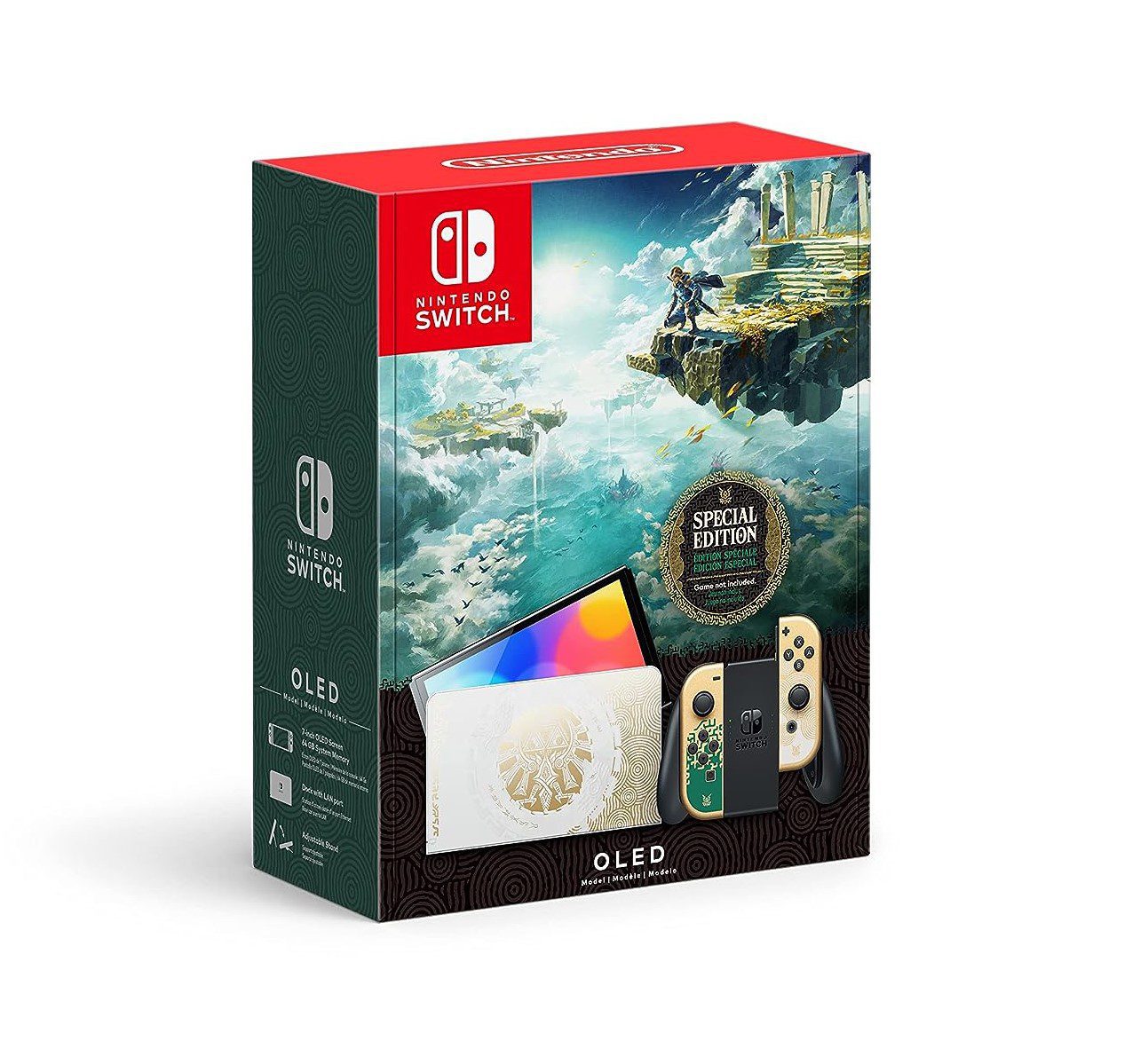Nintendo Switch OLED Handheld Console with Joy-Con Legends of Zelda Tears of Kingdom Edition (New)
