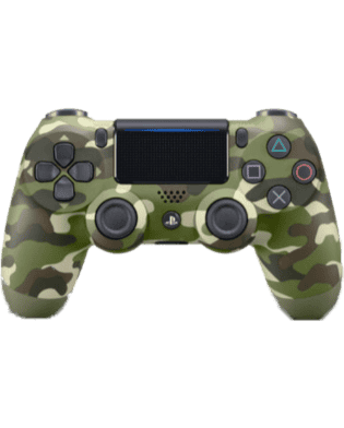 Official Sony DualShock 4 Controller for PS4 (V2) Green Camouflage (Pre-owned)