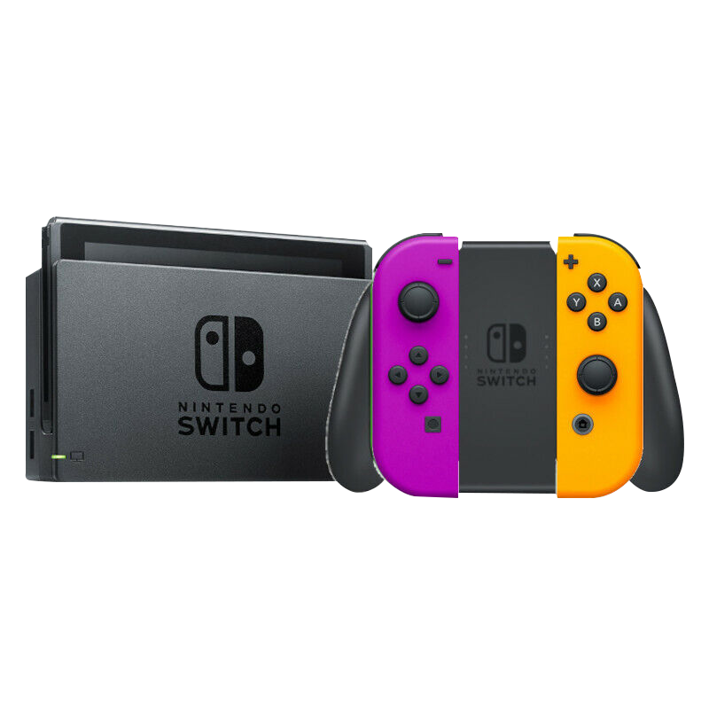 Nintendo Switch 32GB V1 (HAC-001) Purple & Orange Joy-Con (Pre
