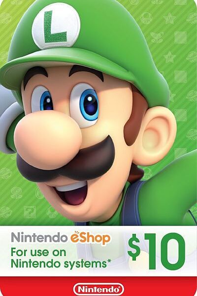 Nintendo eShop $10 USD Gift Card Switch/3DS/Wii U Digital Voucher